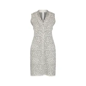 2010s Alaia Snow Leopard Sheath Dress