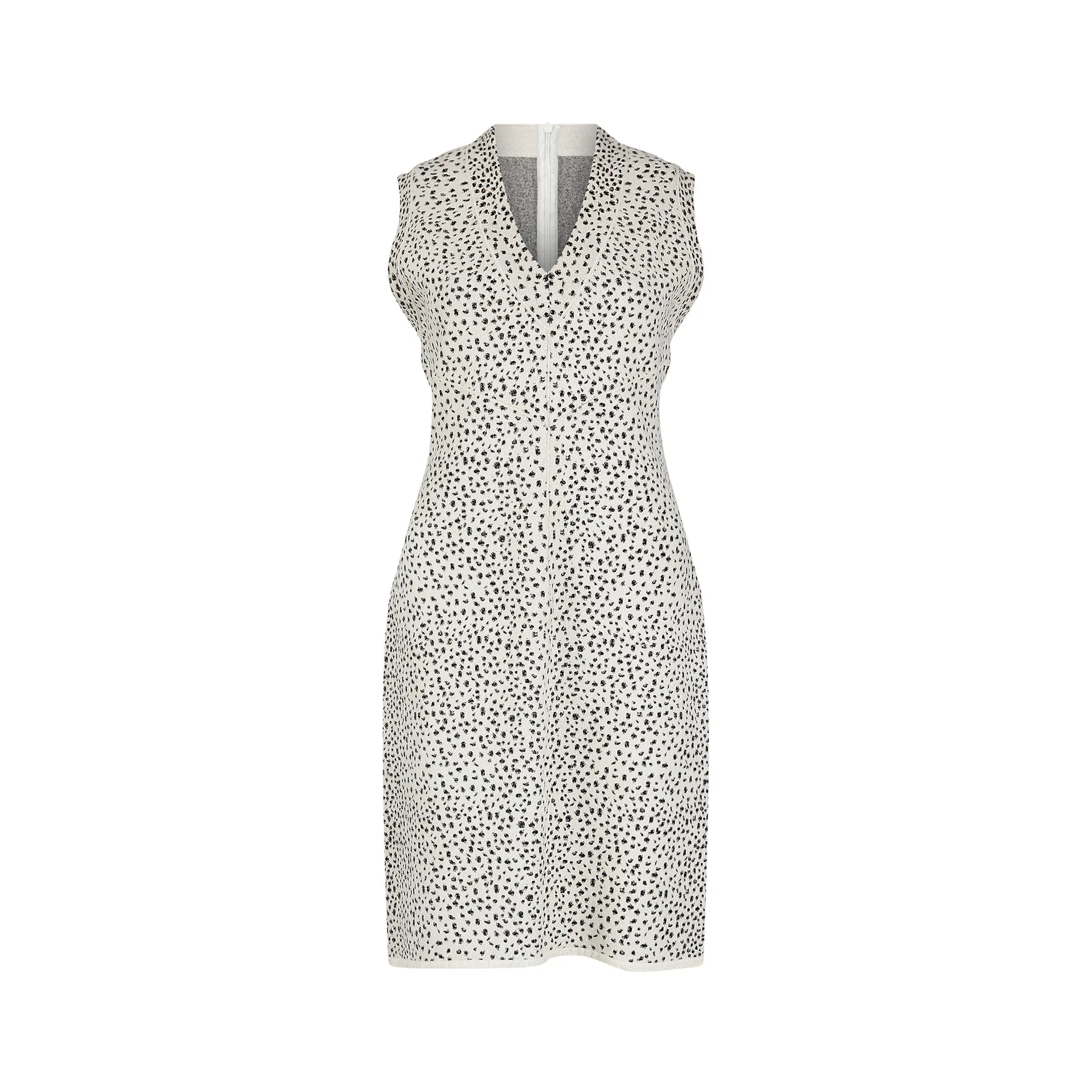 2010s Alaia Snow Leopard Sheath Dress