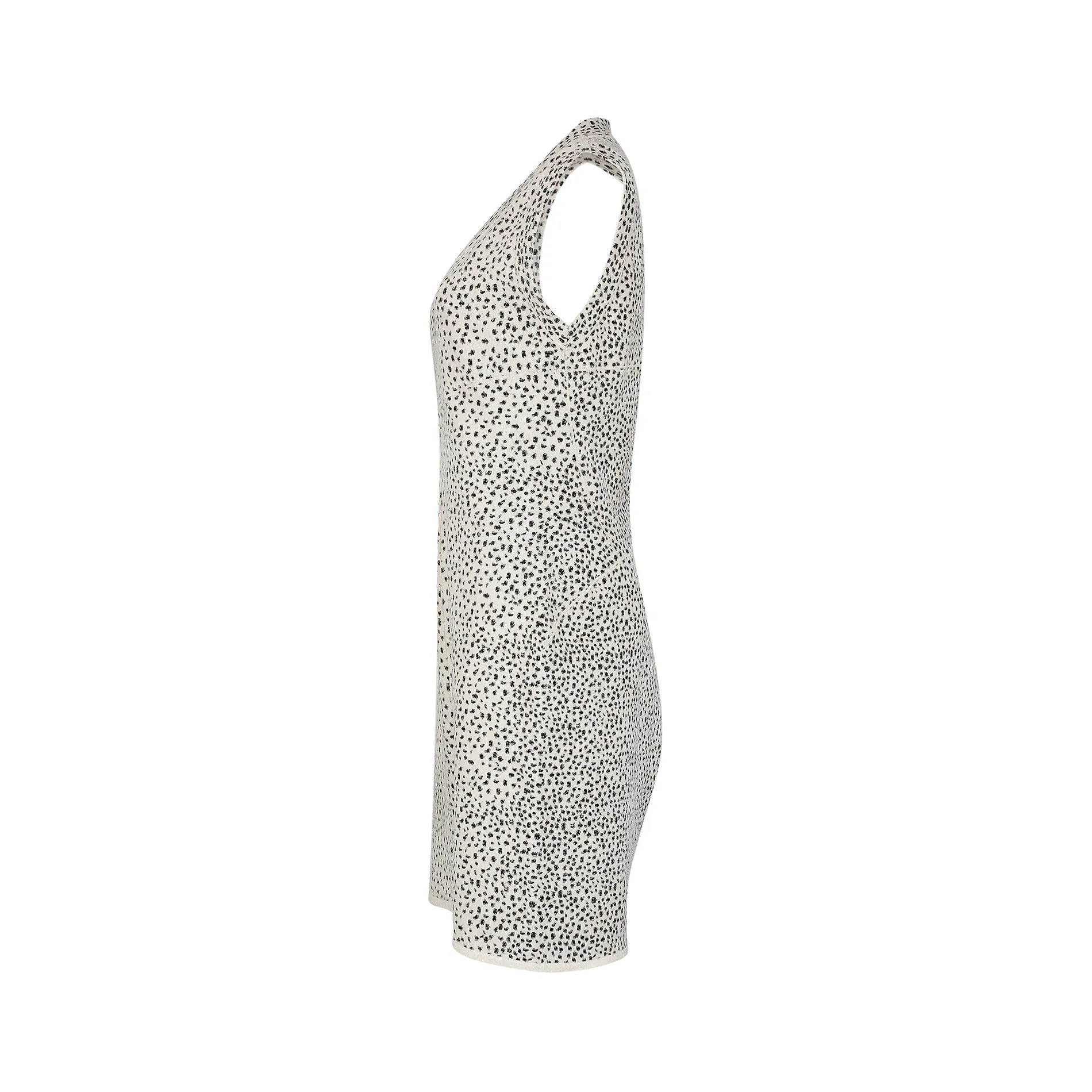 2010s Alaia Snow Leopard Sheath Dress