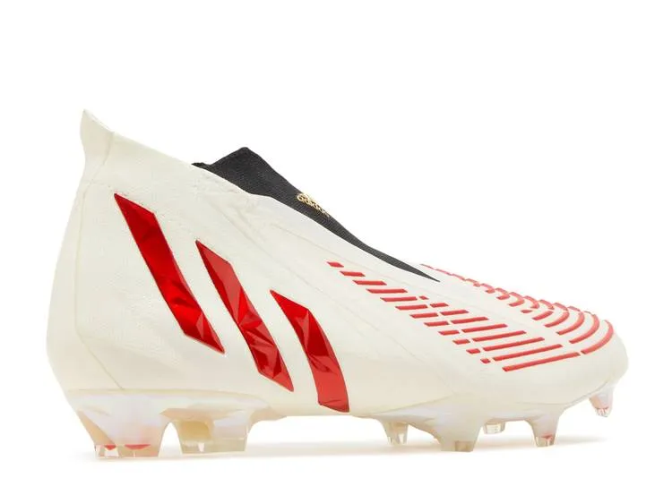 Adidas PREDATOR EDGE  FG 'OFF WHITE VIVID RED' sneakers, white