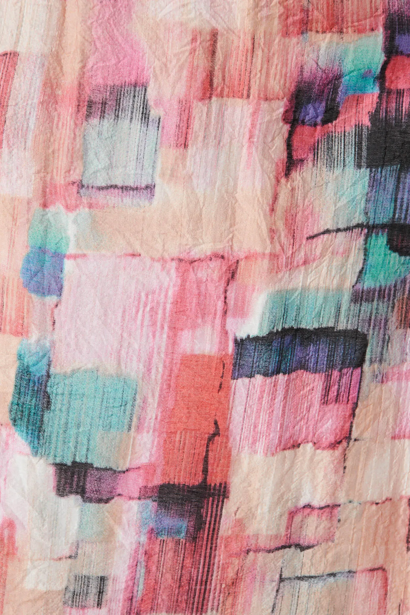 Adrini Maxi Dress In Purple With Blue Multi Print