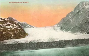 AK-10 Davidson Glacier - Vintage Image