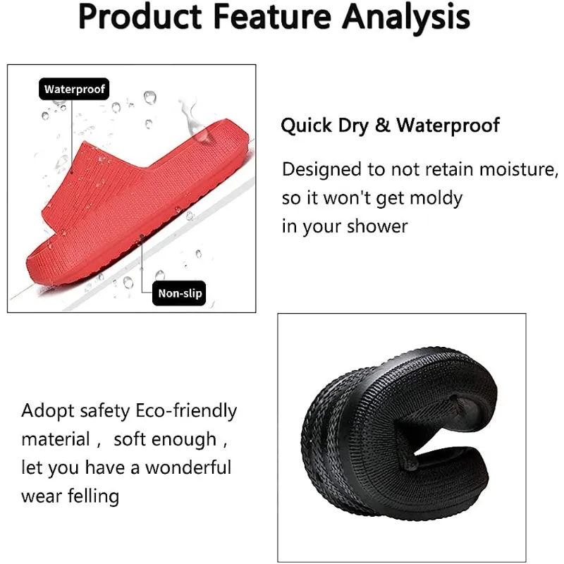 Anti Slip Texture Bathroom Sandals