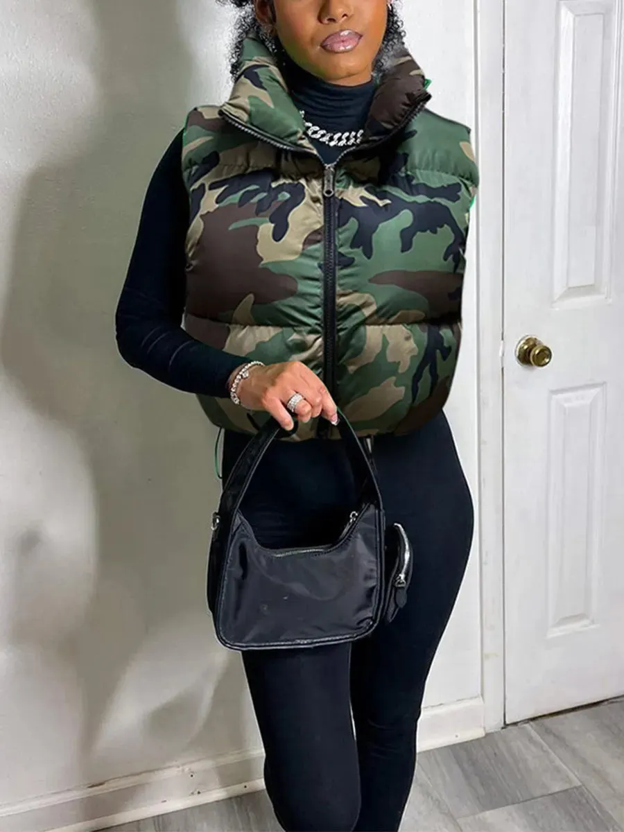 Army Girl Bubble Vest
