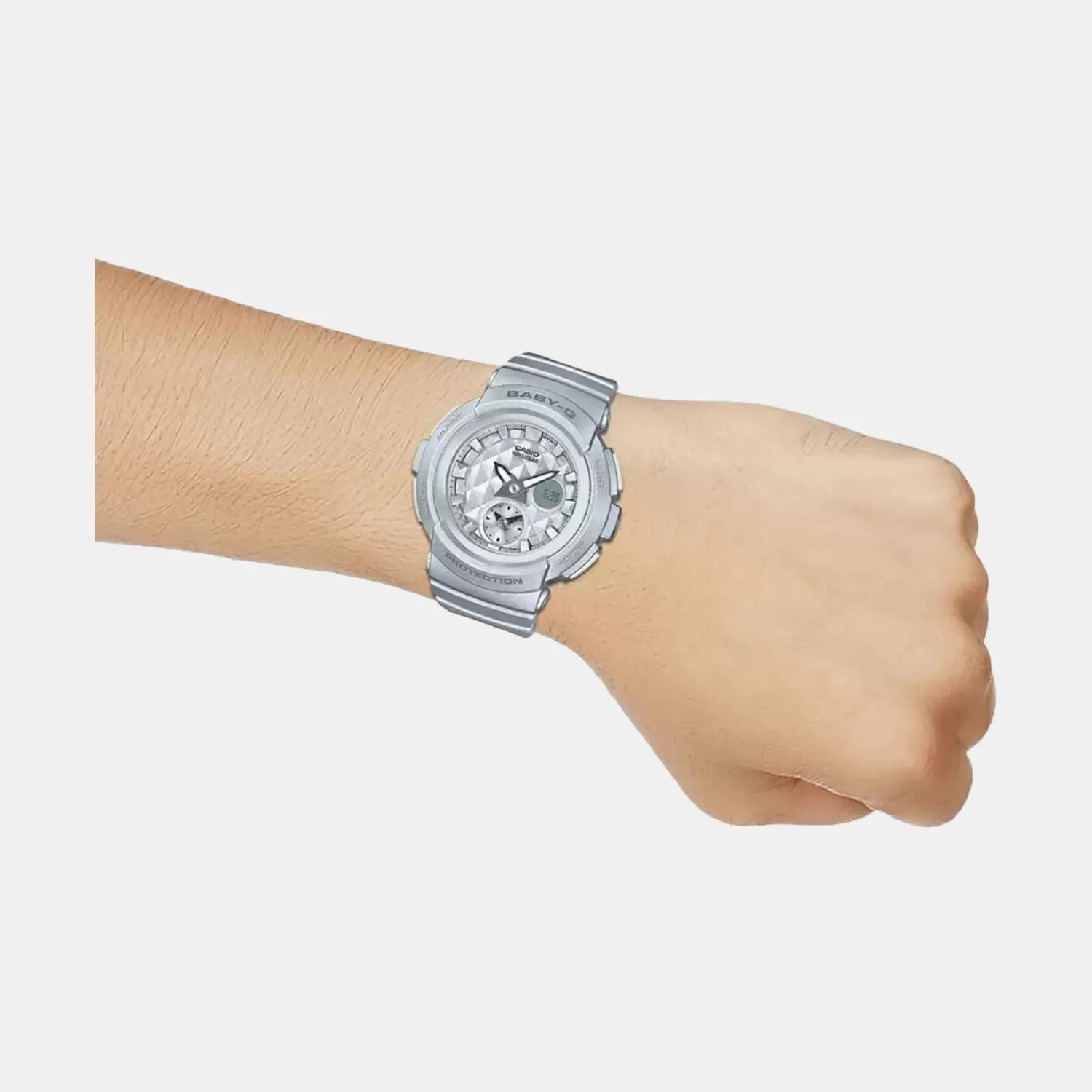 Baby-G Women's Analog-Digital Resin Watch BX077 - BGA-195-8ADR
