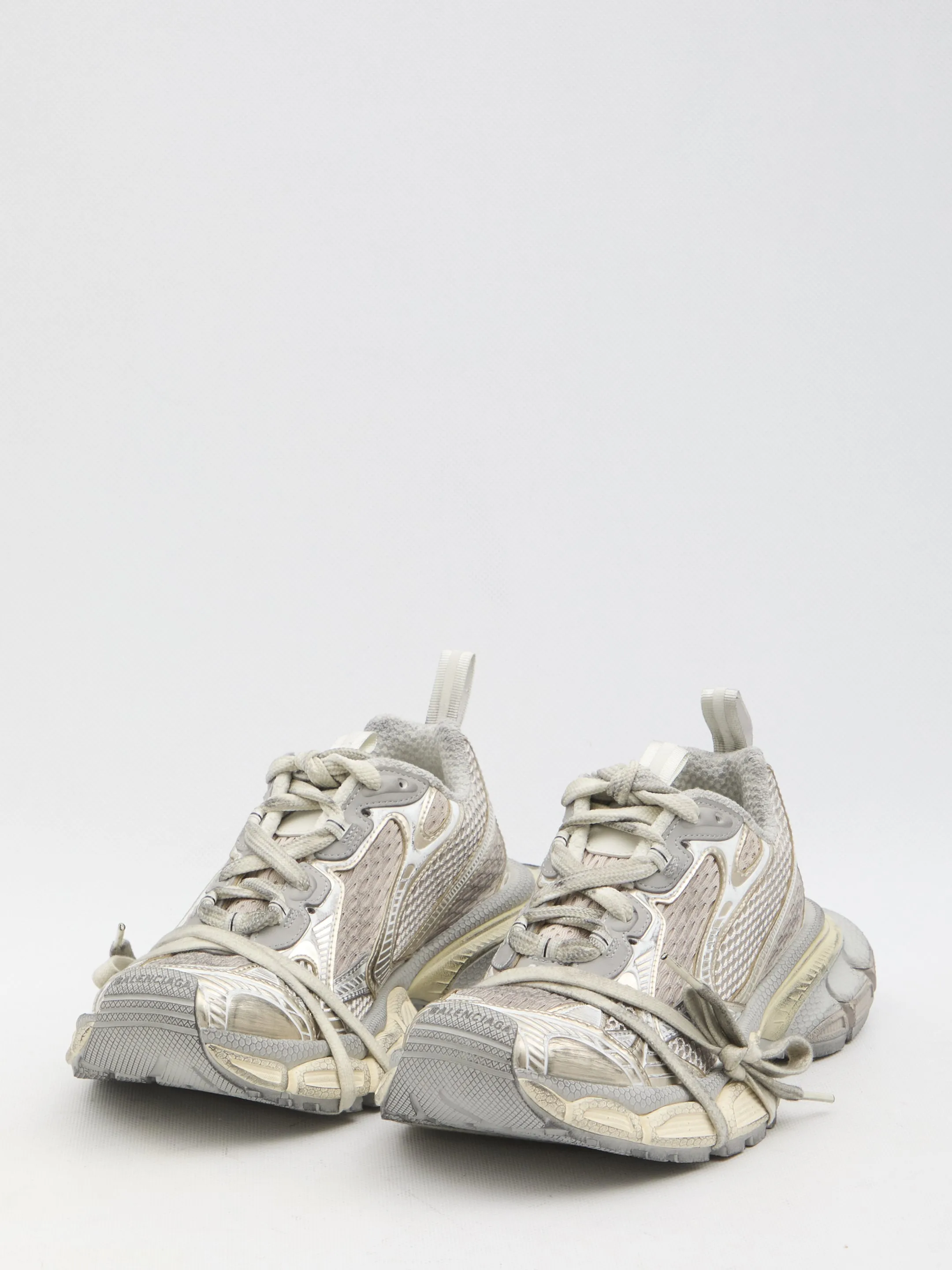 Balenciaga 3XL Sneakers In White Mesh