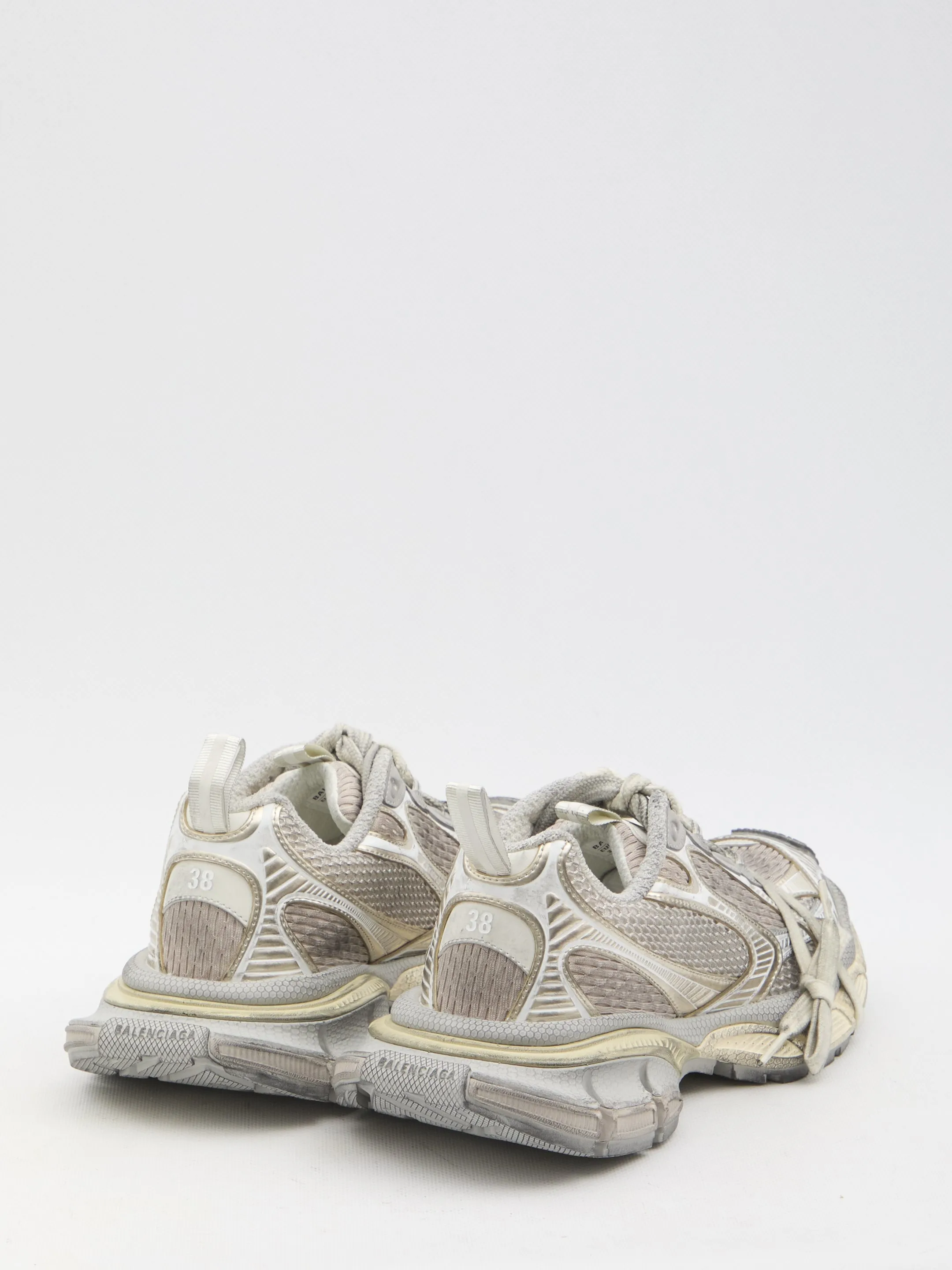 Balenciaga 3XL Sneakers In White Mesh