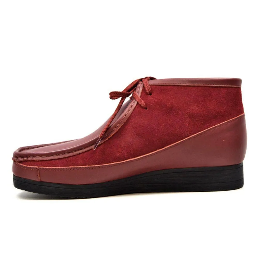 British Walkers New Castle Wallabee Boots Men's Leather and Suede