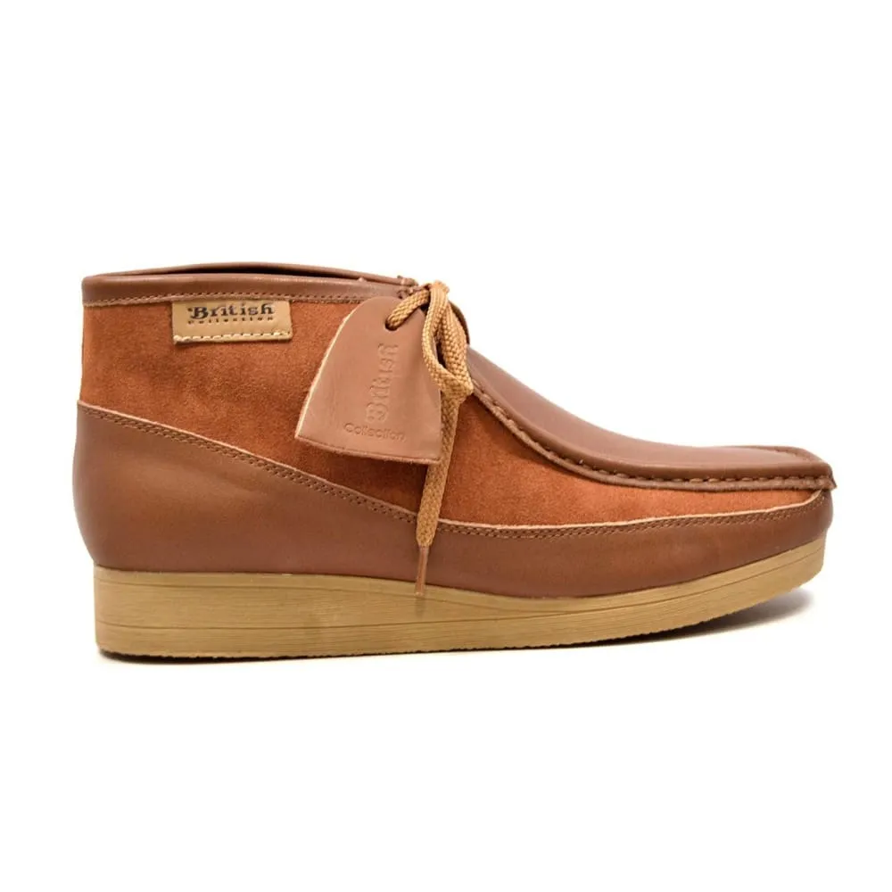 British Walkers New Castle Wallabee Boots Men's Leather and Suede