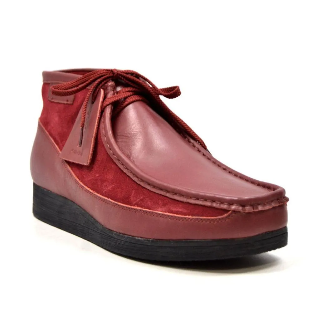 British Walkers New Castle Wallabee Boots Men's Leather and Suede