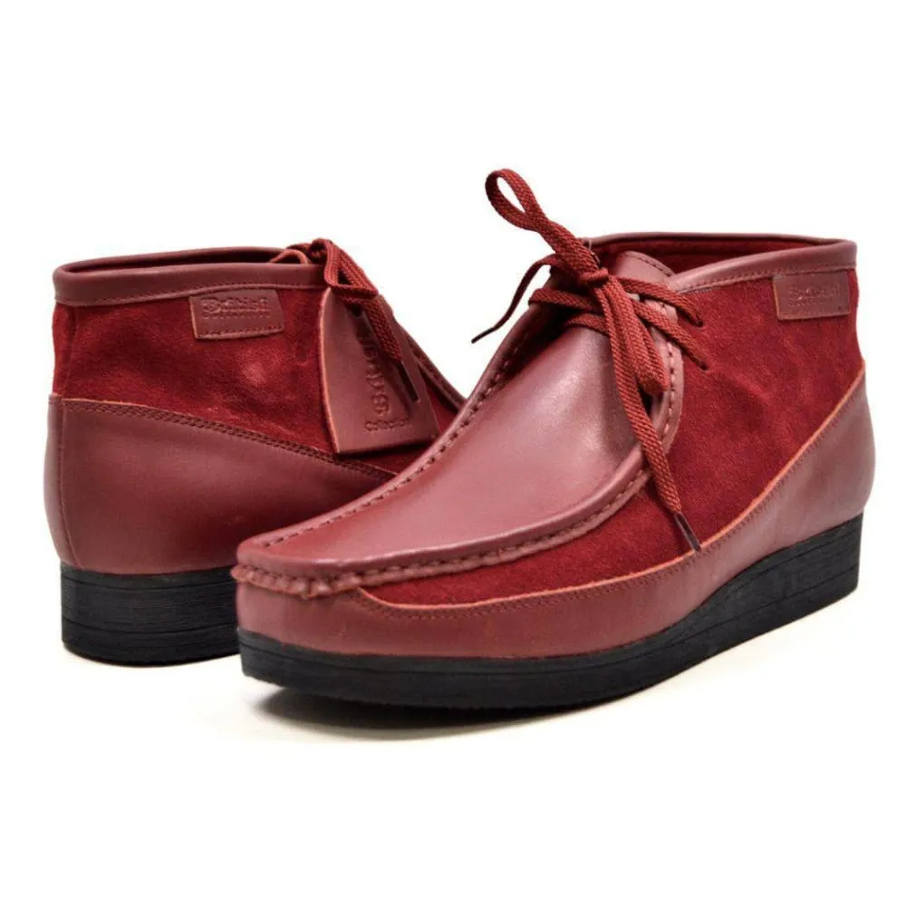 British Walkers New Castle Wallabee Boots Men's Leather and Suede