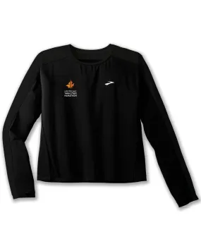 Brooks TCM Sprint Long Sleeve - Black (Women's Sizing)