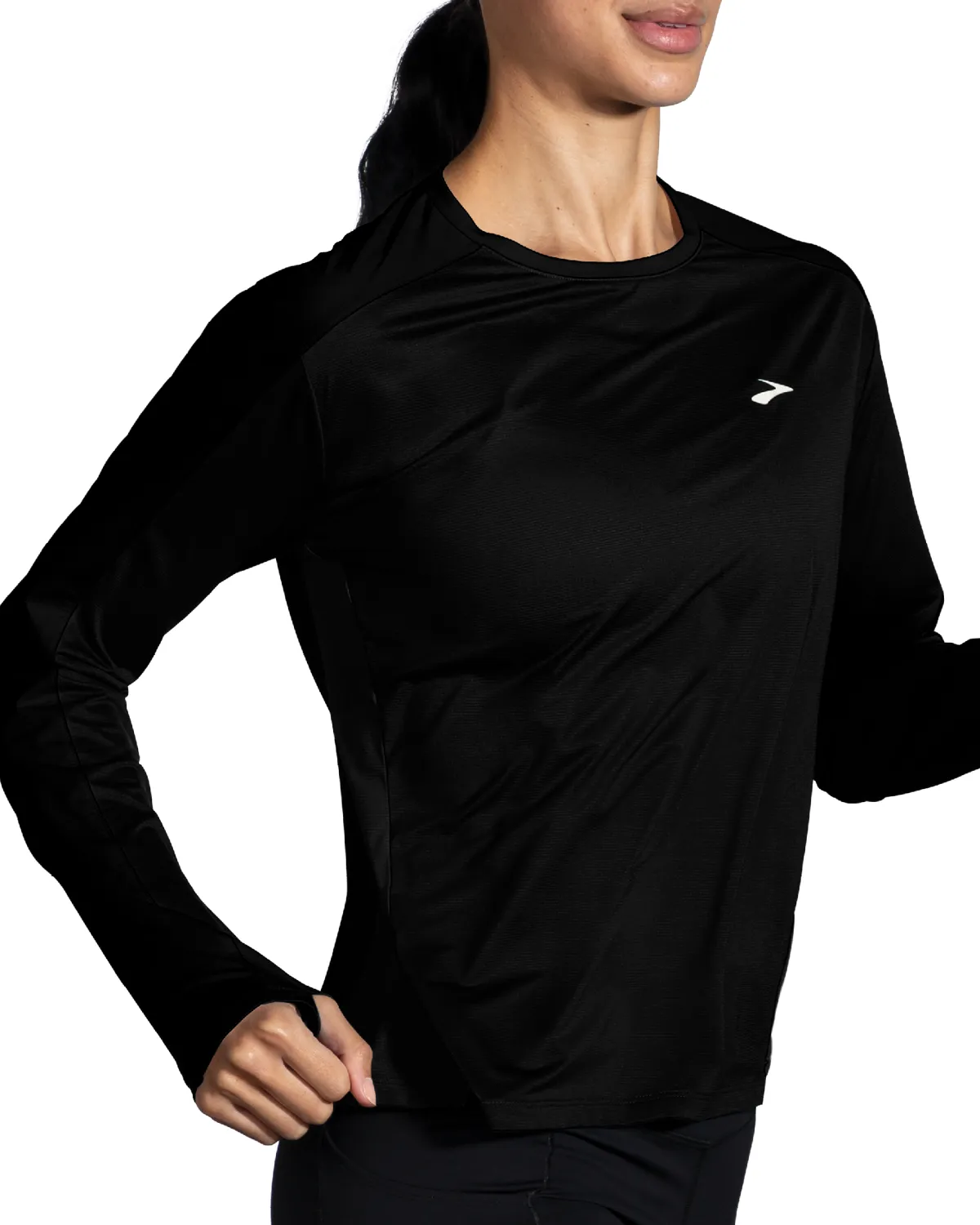 Brooks TCM Sprint Long Sleeve - Black (Women's Sizing)