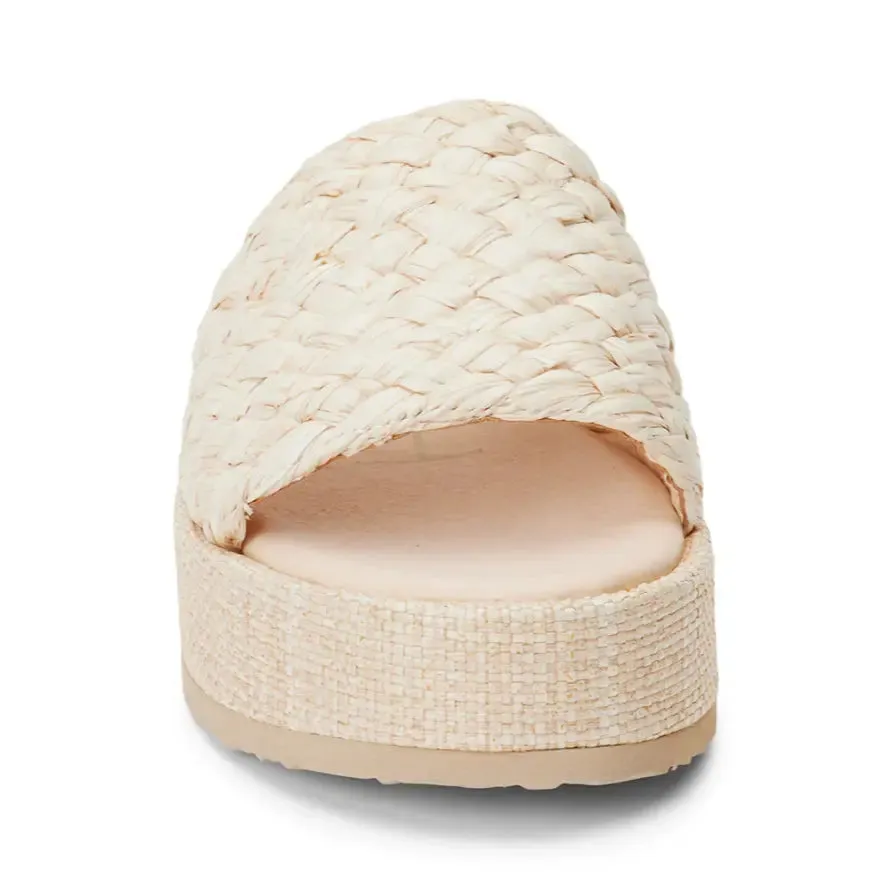 Cairo Raffia Platform Sandal