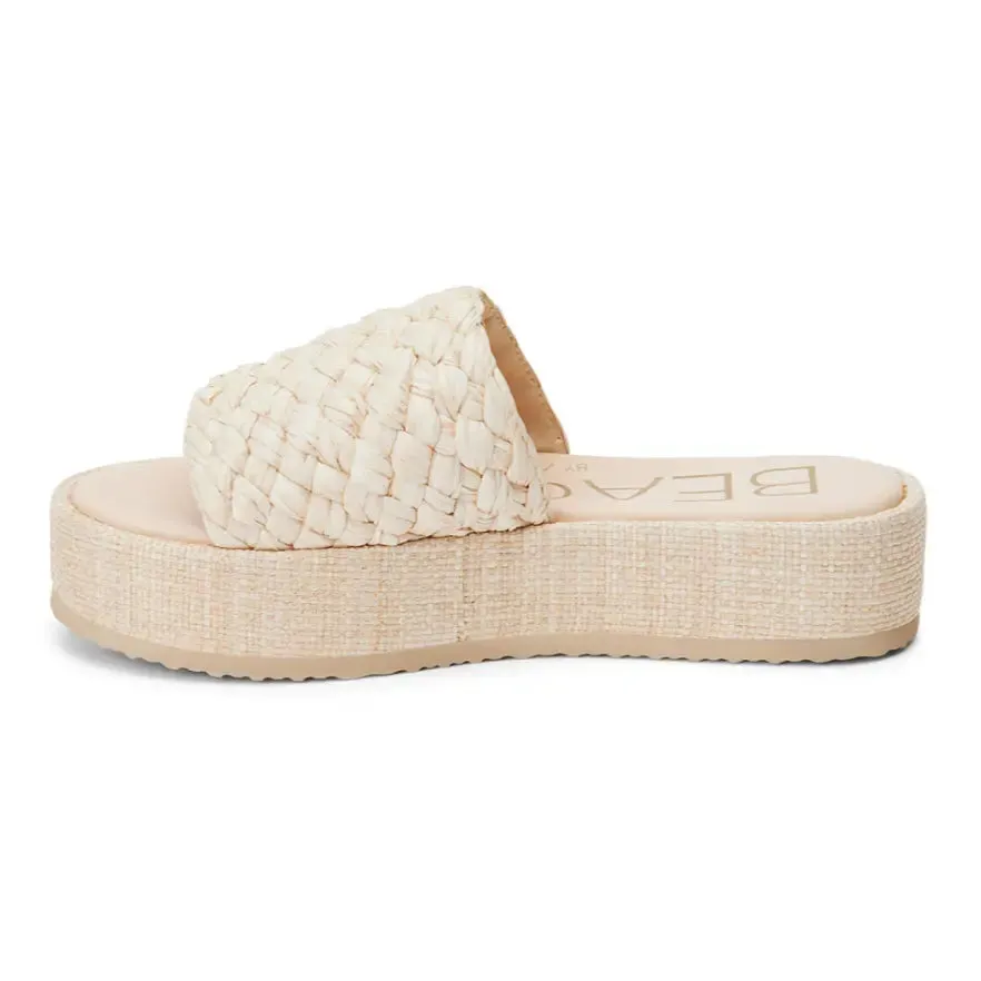 Cairo Raffia Platform Sandal