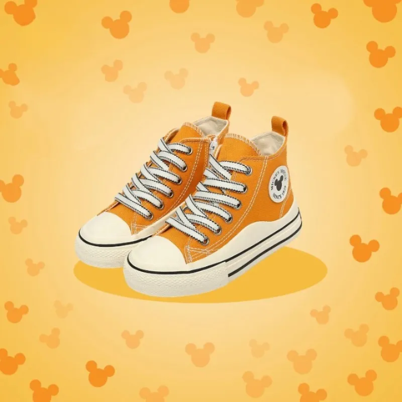 Cartoon Mickey High Top Sneakers Shoes
