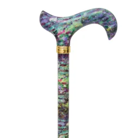 Classic Canes National Gallery Derby Cane Monet's Waterlilies Adjustable