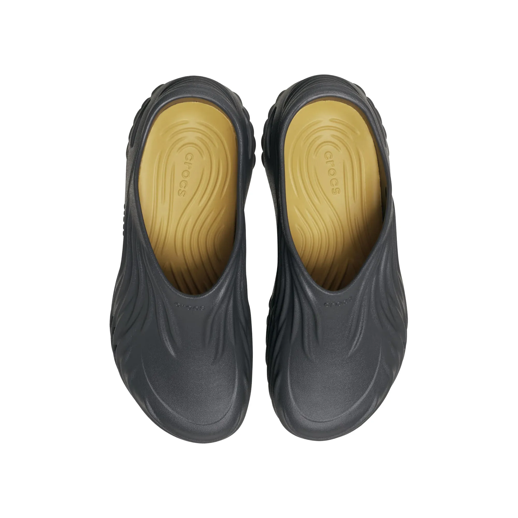 Crocs Mens Echo Wave "Black Sand" Clogs