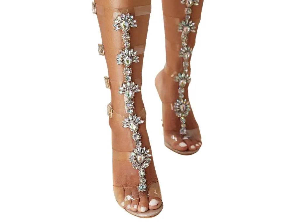 Crystal Gladiator Sandal