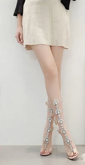 Crystal Gladiator Sandal