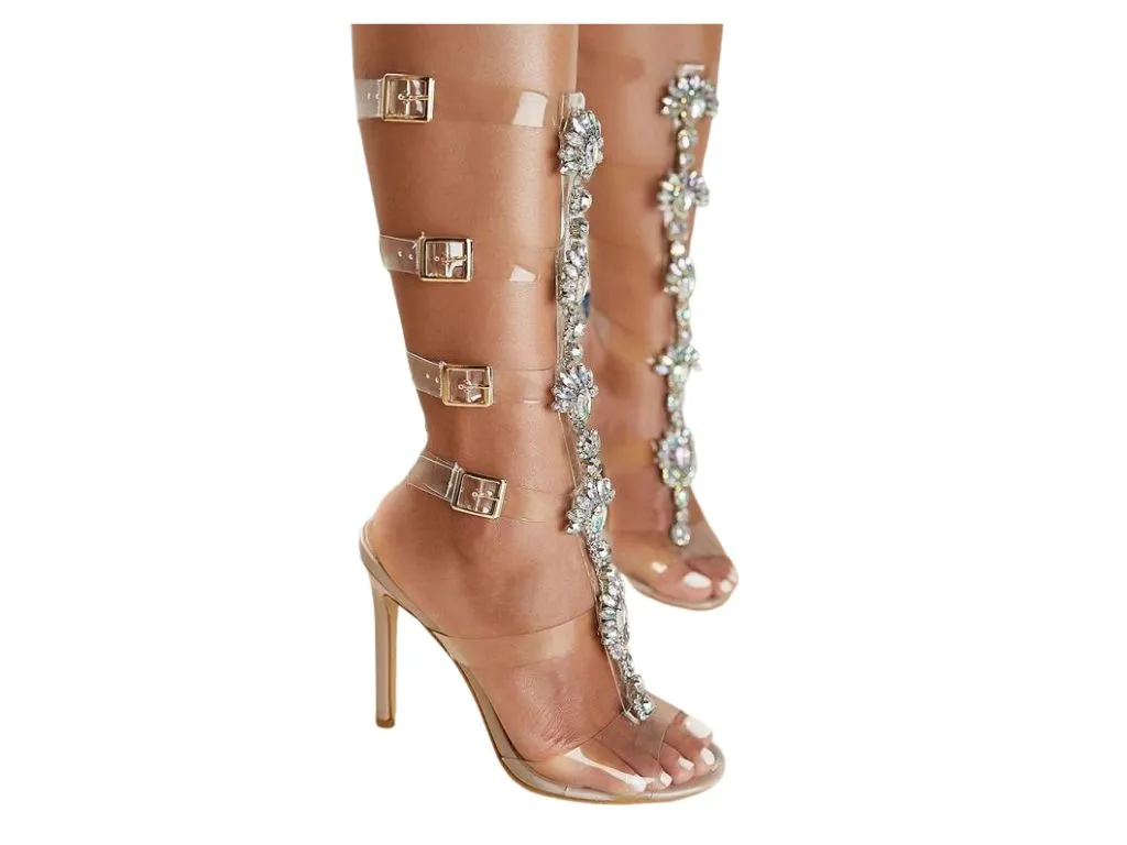 Crystal Gladiator Sandal