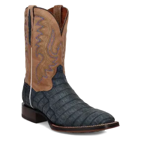 Dan Post Men's 11" Leon Caiman Western Boot - Demin/Tan DP5014