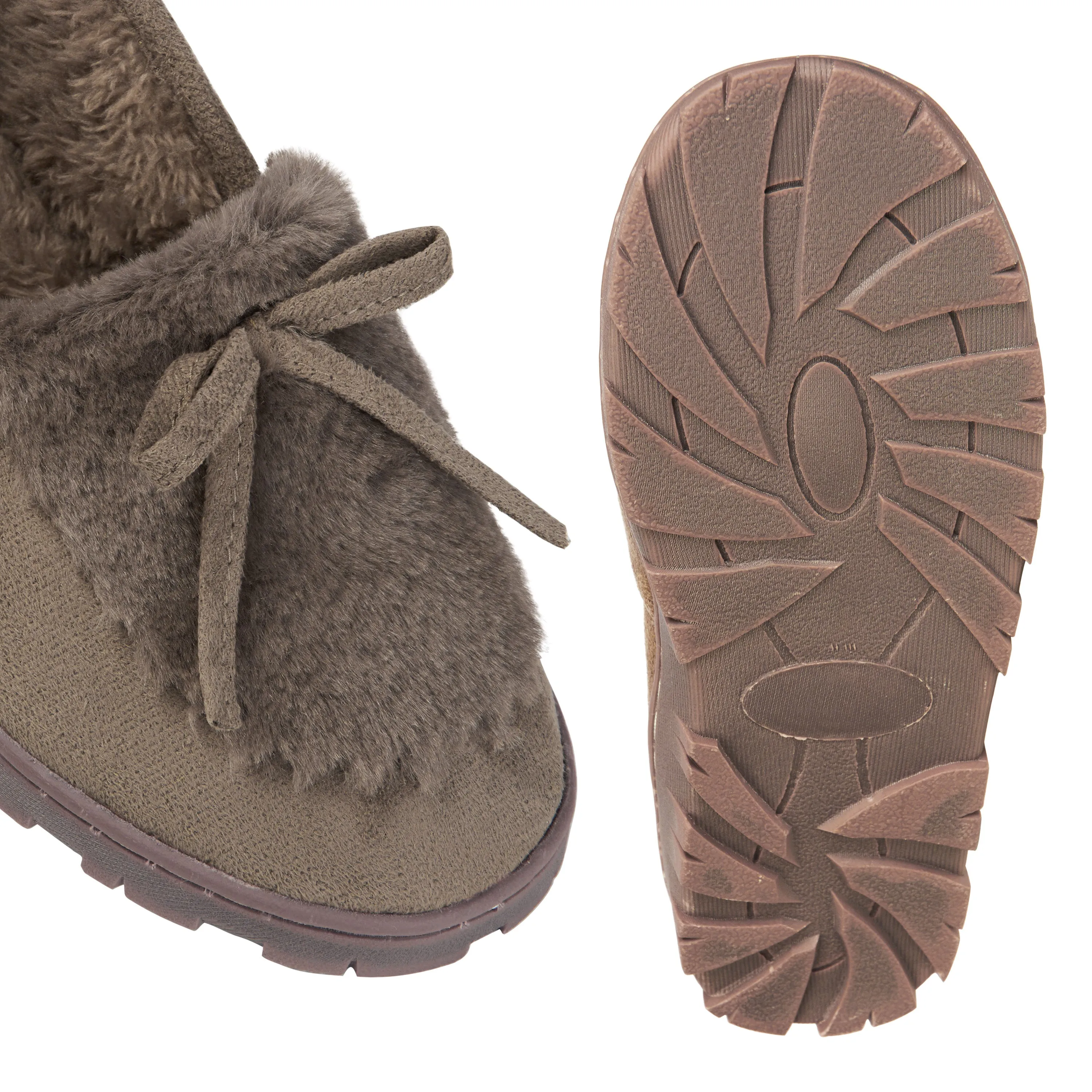 DUNLOP Slippers Women - Fluffy Indoor House Shoes