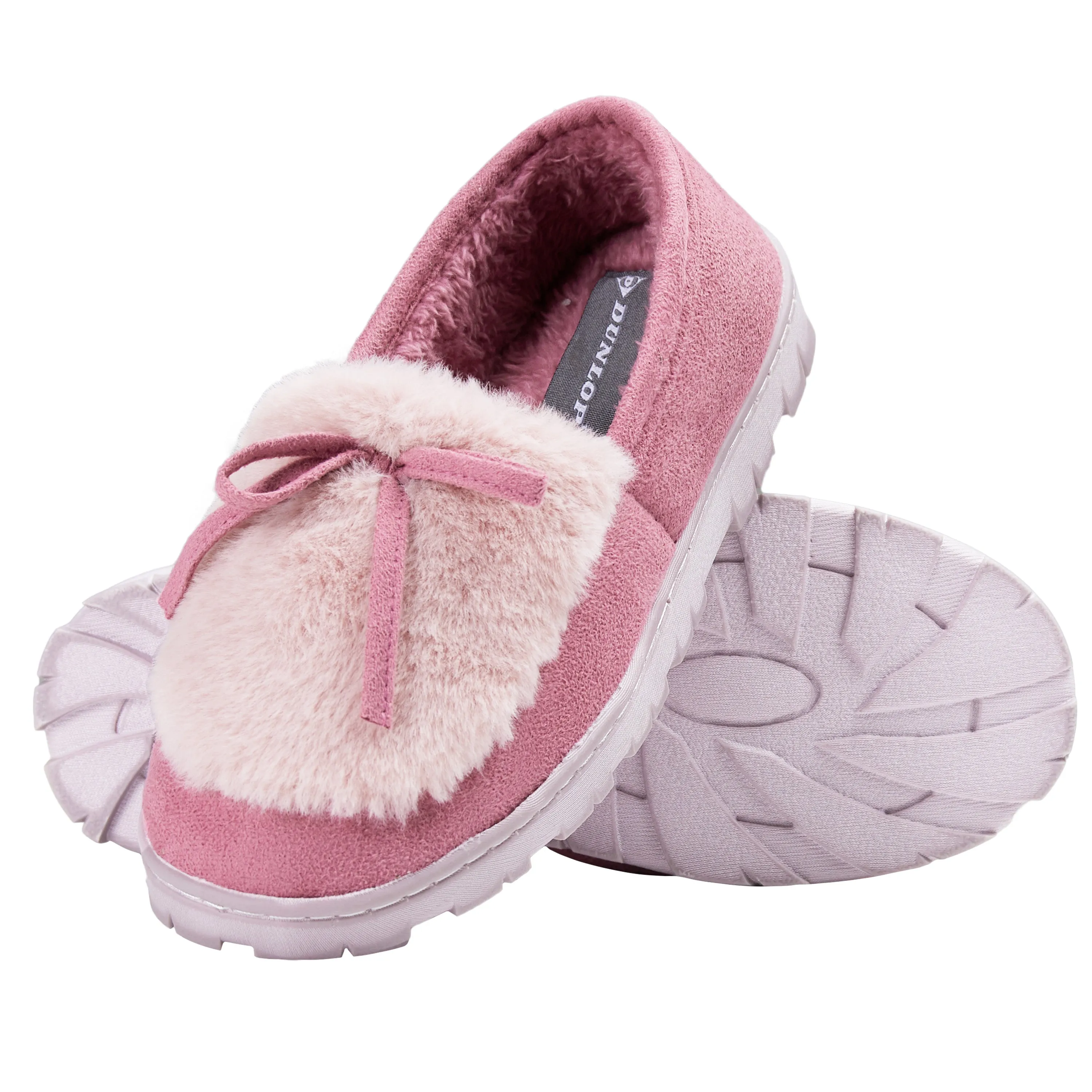 DUNLOP Slippers Women - Fluffy Indoor House Shoes