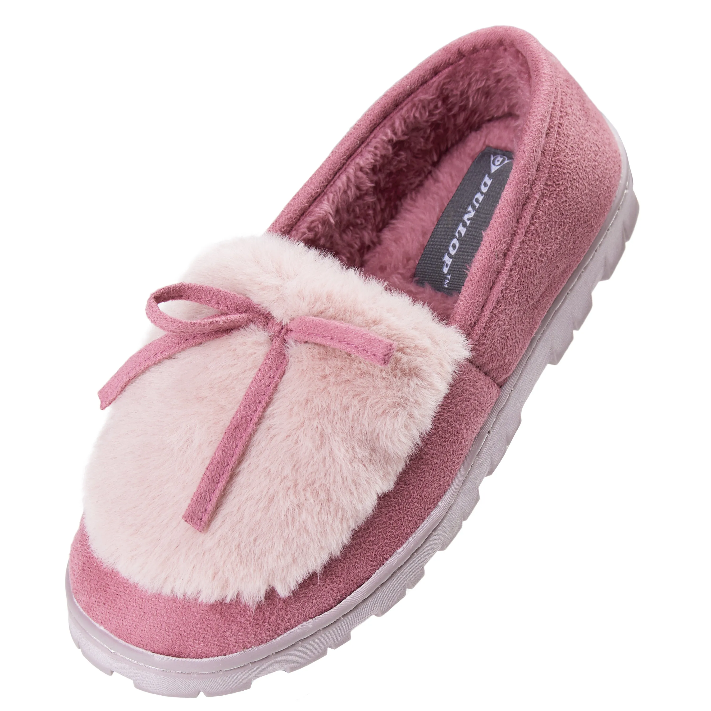 DUNLOP Slippers Women - Fluffy Indoor House Shoes