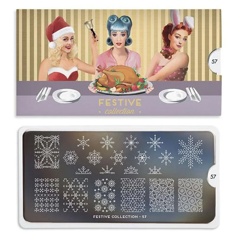 Festive 57 ✦ Nail Stamping Plate