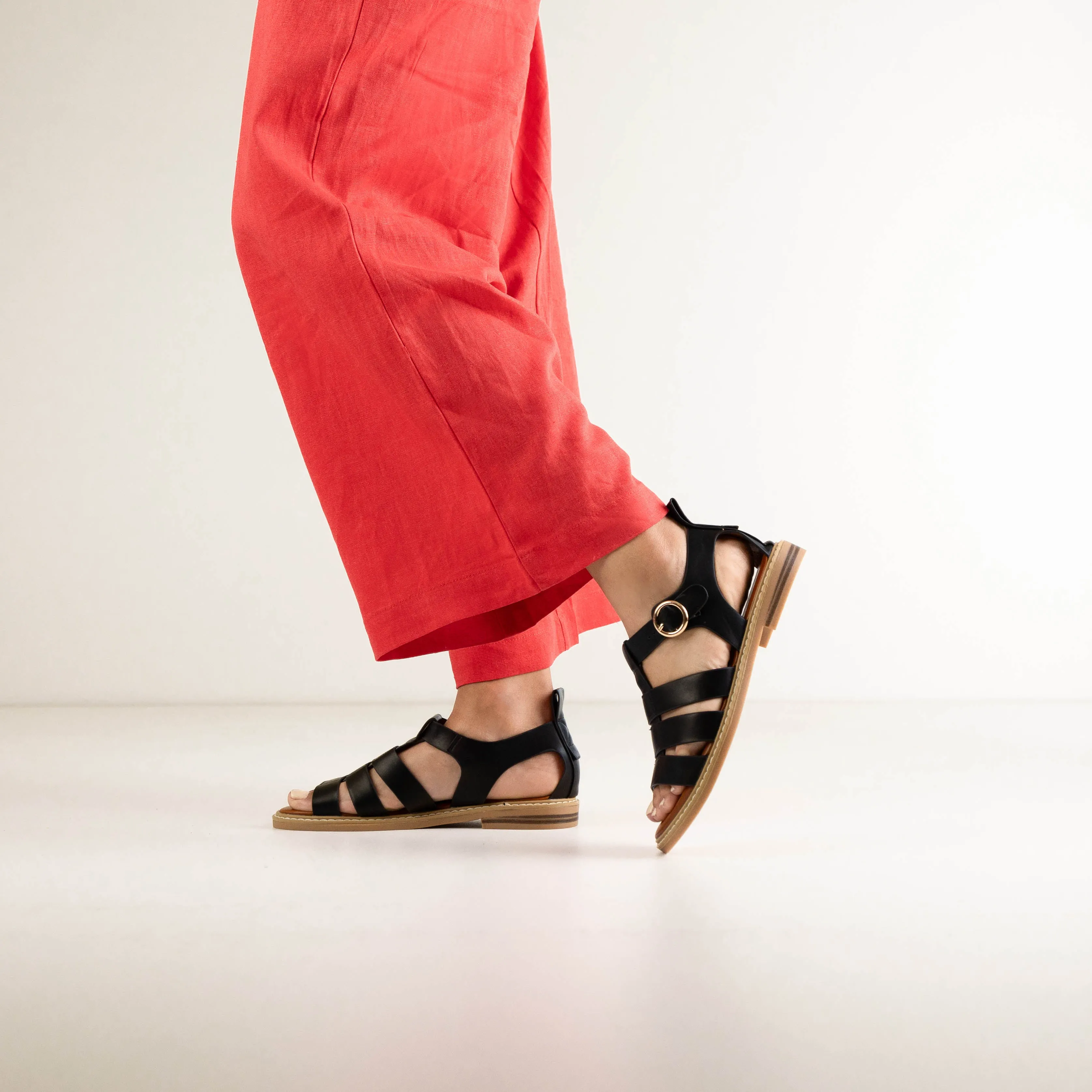 GARCELLE FISHERMAN STYLE SANDALS