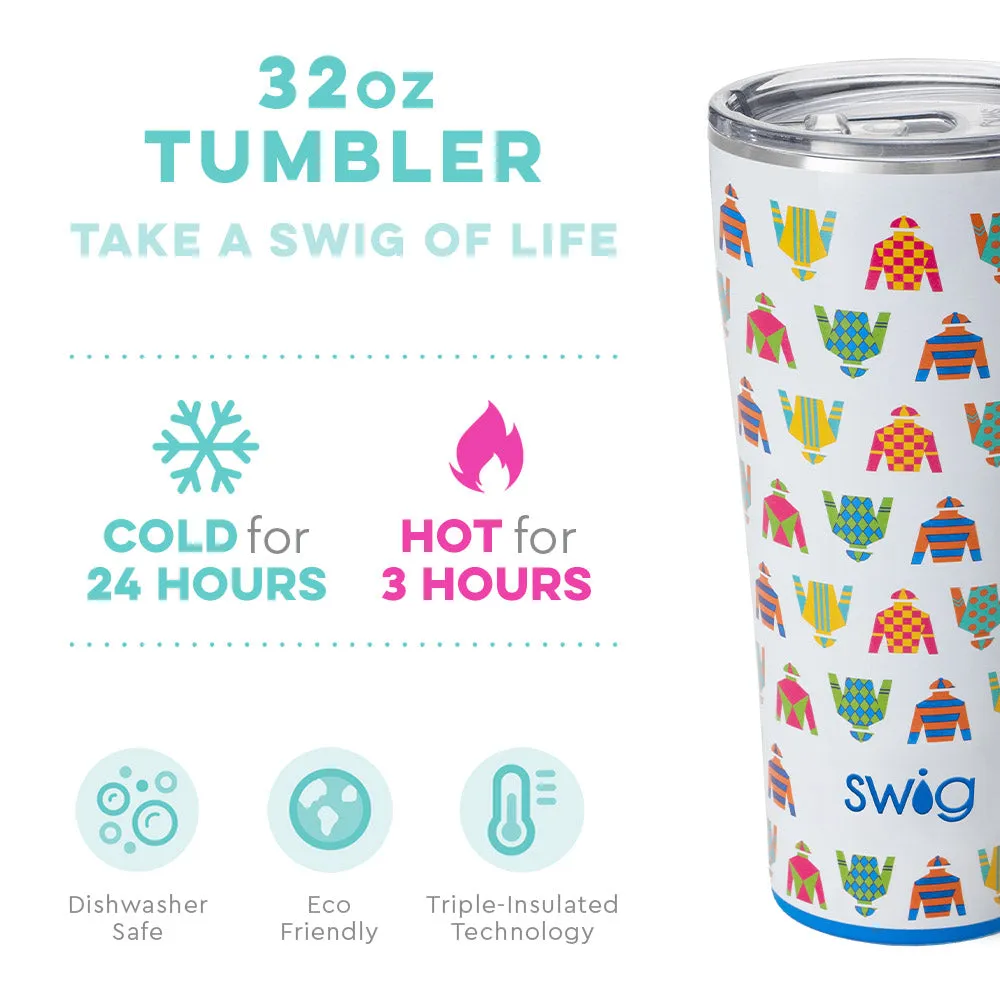Jockey Silks 32oz Tumbler