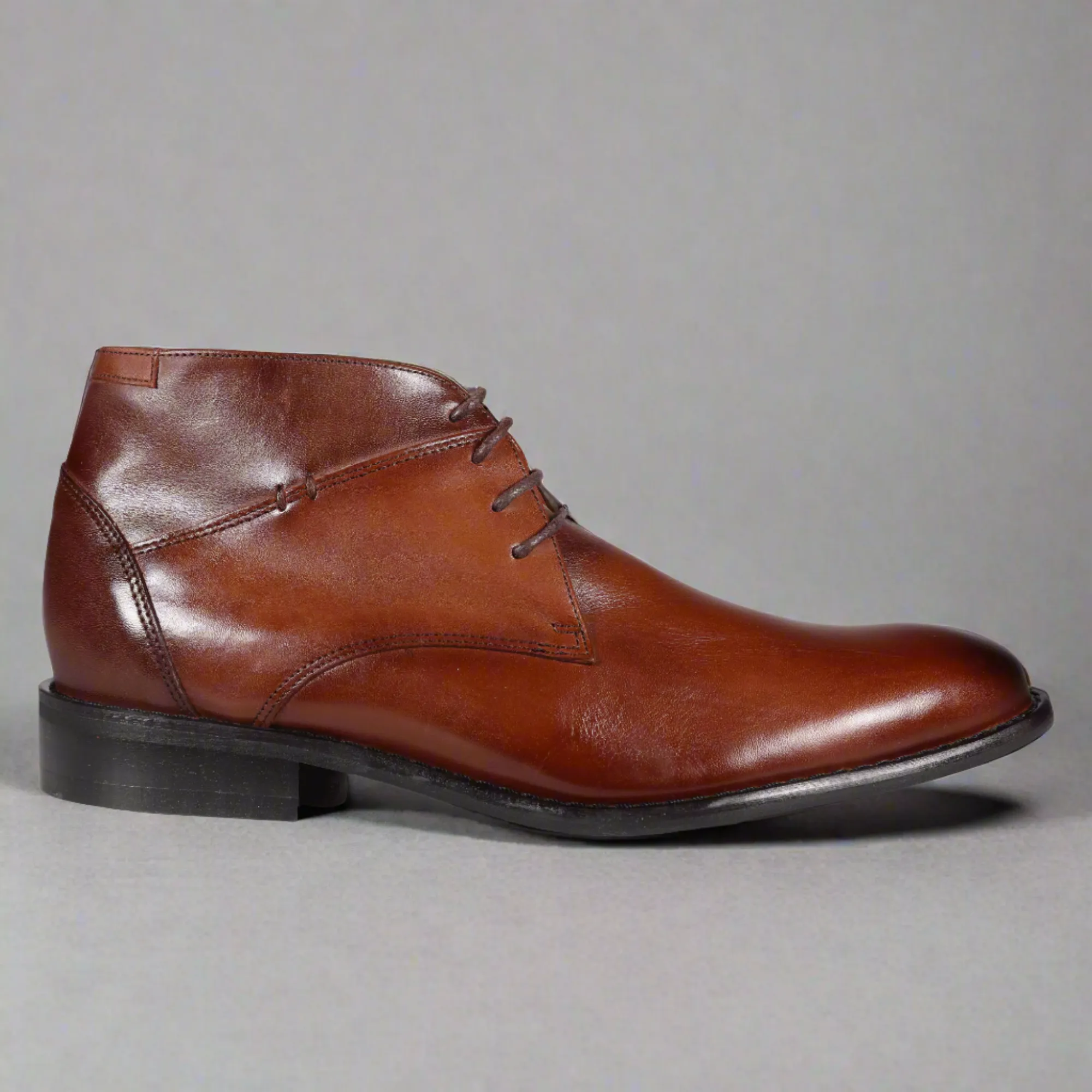 John Drake Dark Brown Vamp Boot