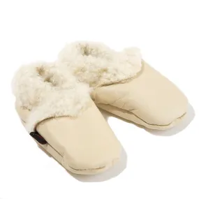 Lambskin Booties · Cream