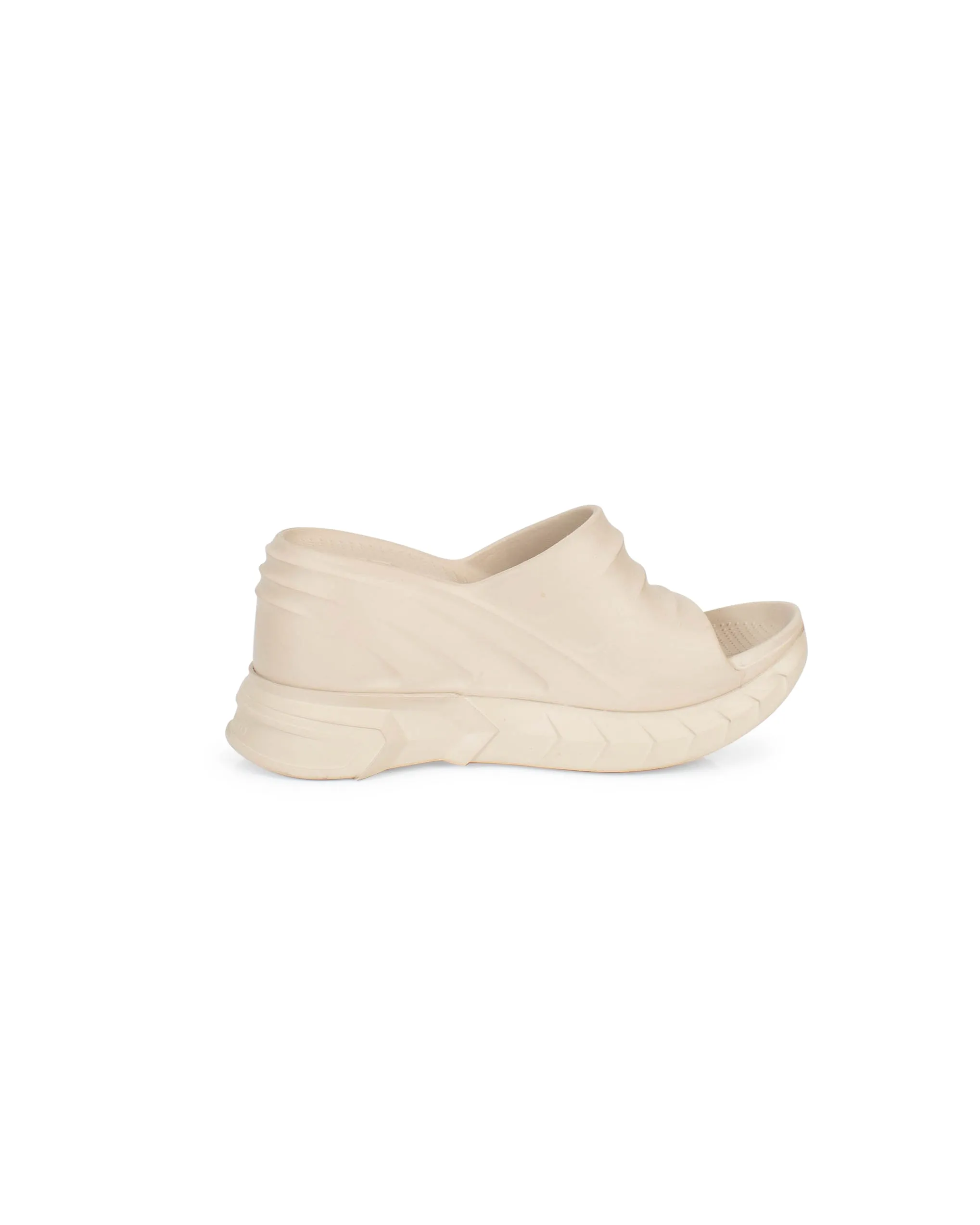 "Marshmallow" Wedge Slide Sandals