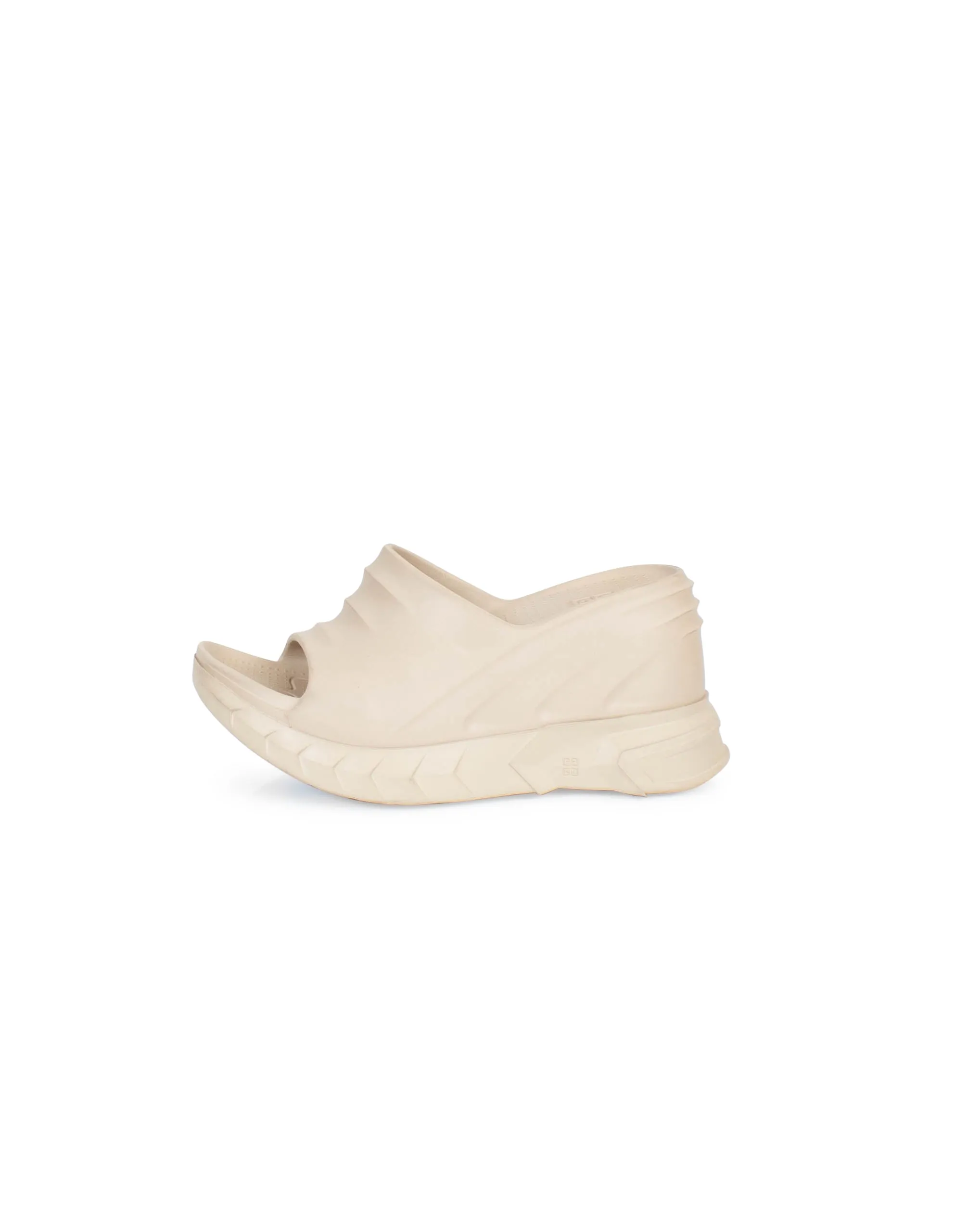 "Marshmallow" Wedge Slide Sandals