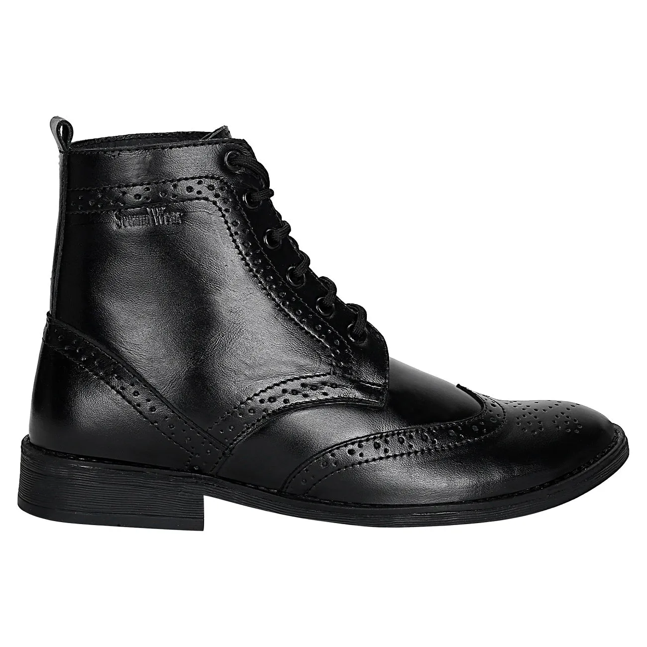 Seeandwear Leather Brogue Boot