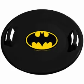 Slippery Racer SR710BTM 26" Heavy Duty Plastic Batman Snow Sled Saucer - Quantity of 4