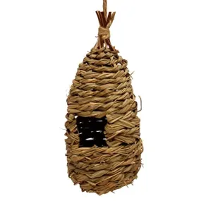 Songbird Essentials Hanging Grass Roosting Pocket Teardrop - 12 In