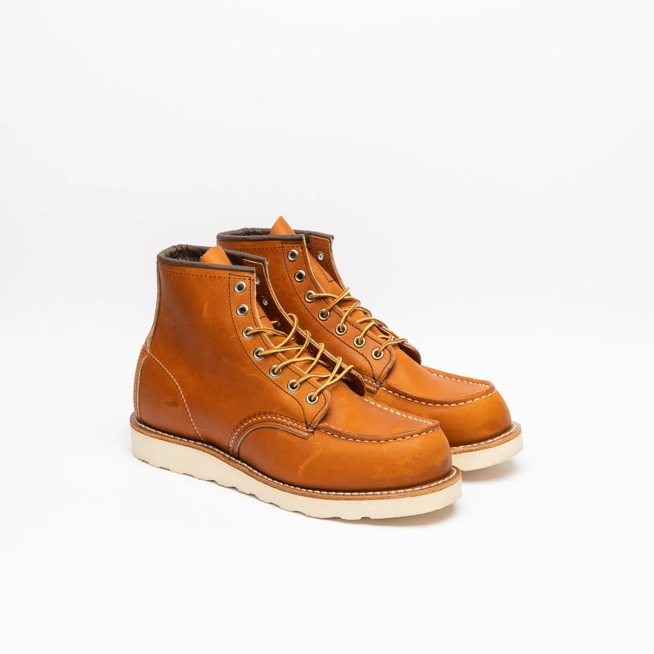 Stivale derby Red Wing Classic Moc 875 in pelle cuoio
