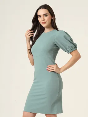 Style Quotient Women Green Knee Length Dress