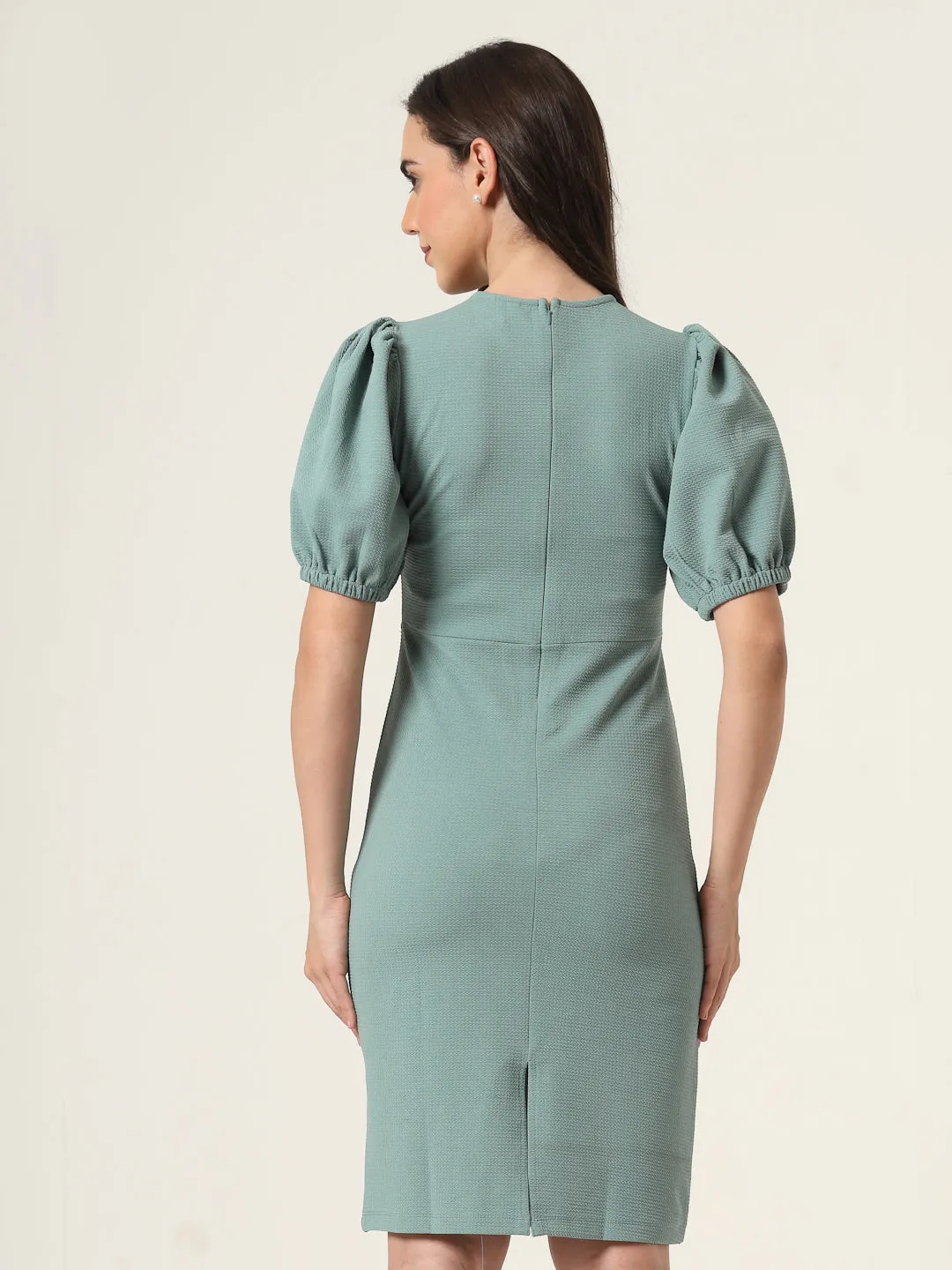 Style Quotient Women Green Knee Length Dress