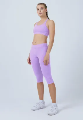 Tennis 3/4 Leggings, lilac