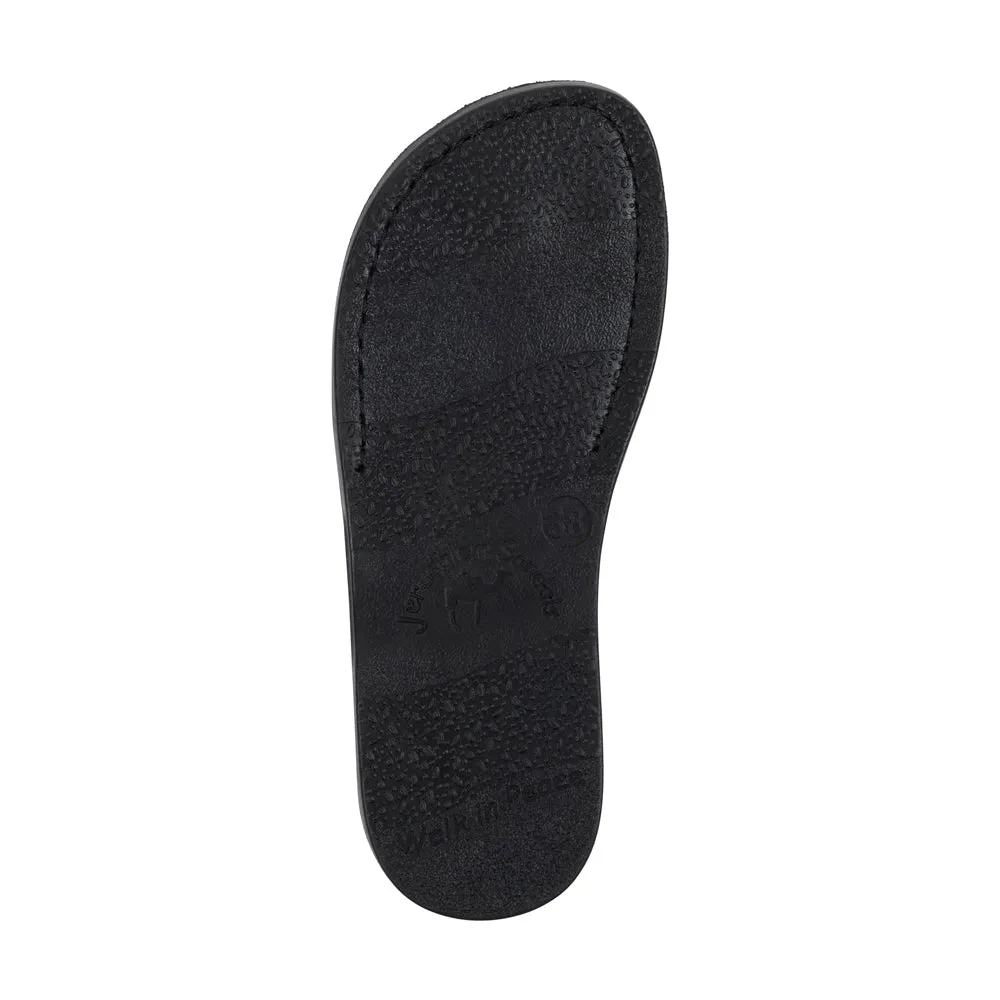 The Good Shepherd - Leather Toe Loop Sandal | White Nubuck