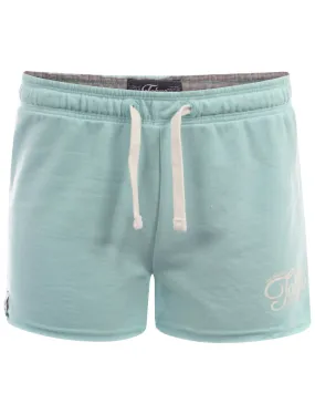 Tokyo Laundry Laura turquoise sweat shorts
