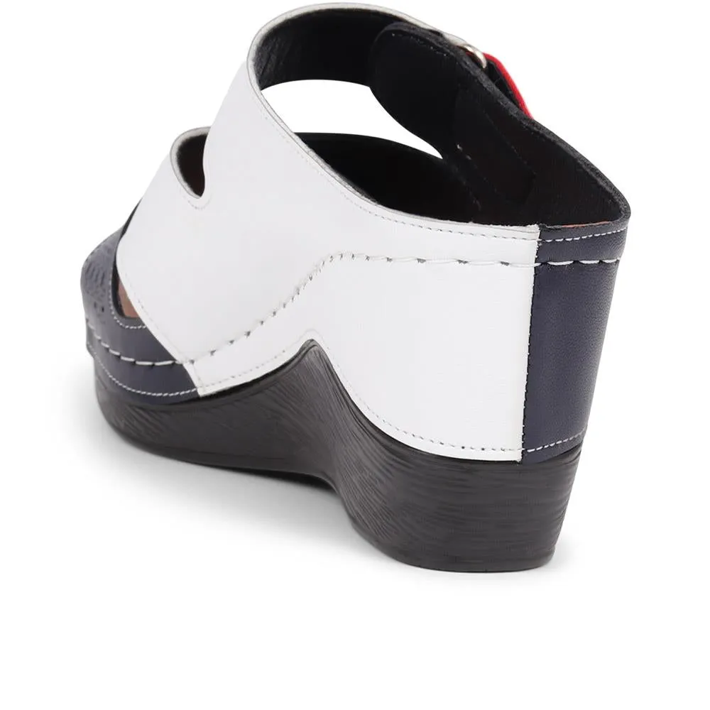 Touch-Fasten Wedge Heel Sandals  - WLIG39007 / 325 154