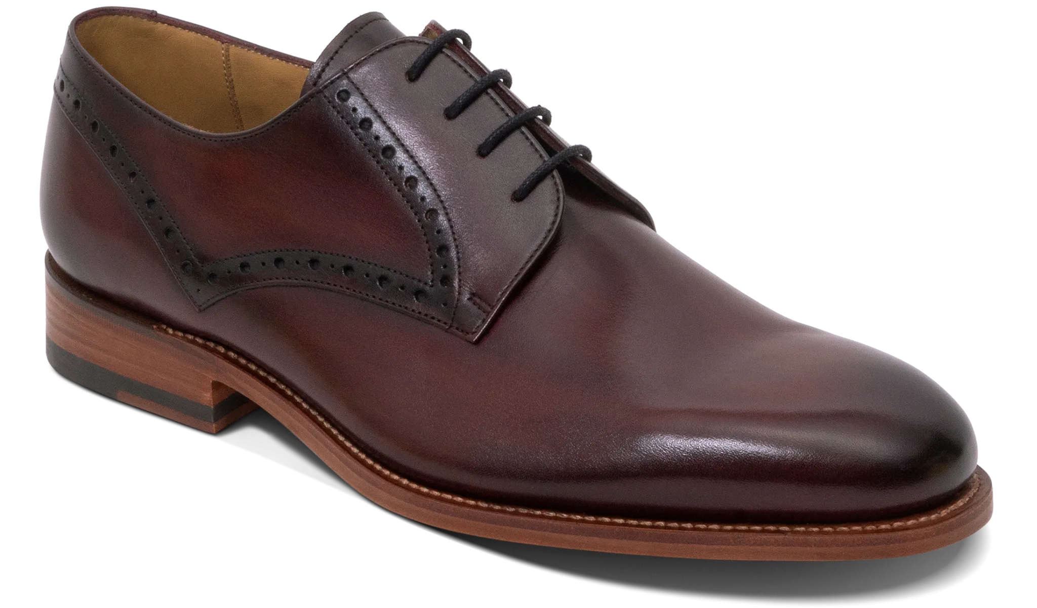 Trent- Hand Brushed Burgundy