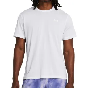 Under Armour Launch Short Sleeve Mens Running Top - White