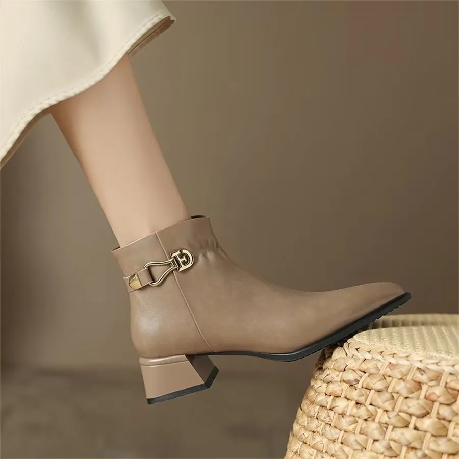 Veltique Luxe Ankle Boots