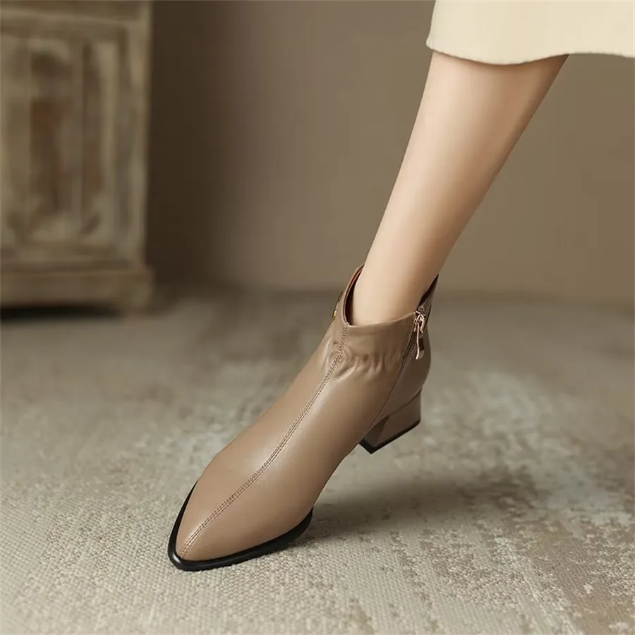 Veltique Luxe Ankle Boots